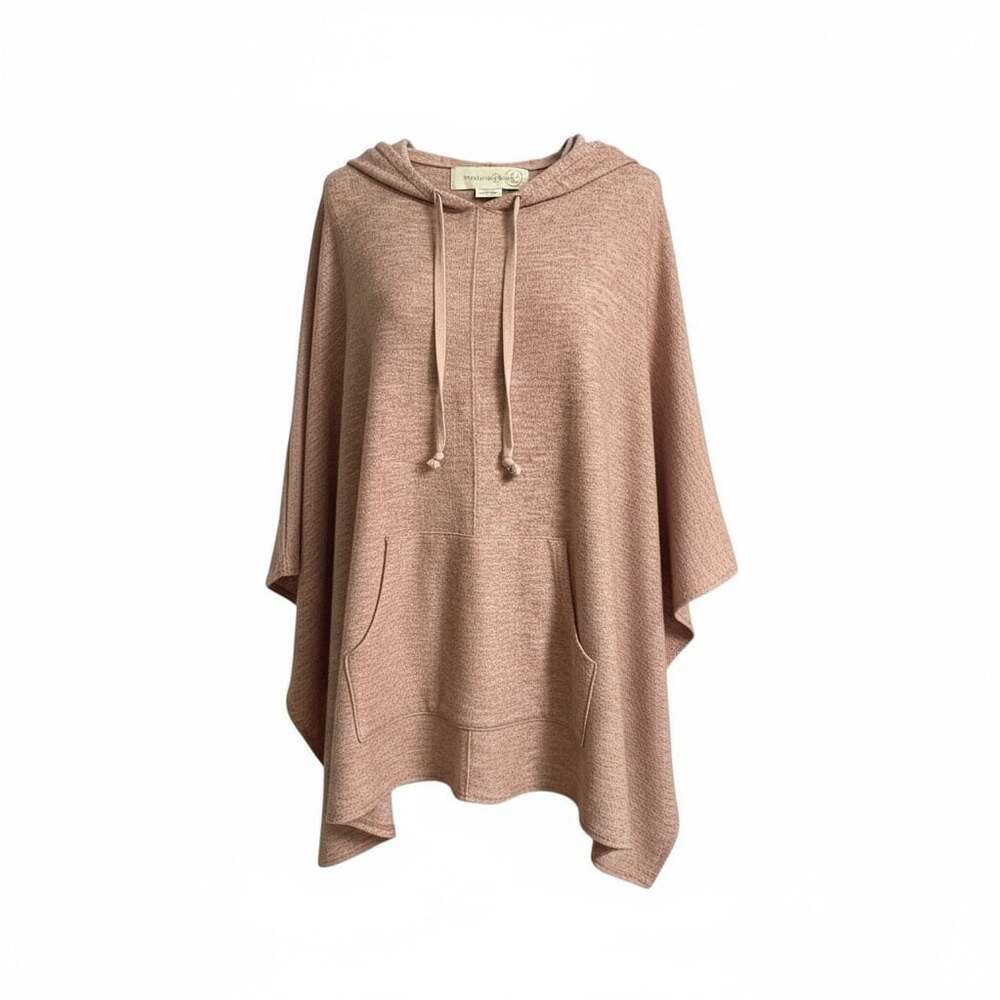 Treasure & Bond Hooded Poncho Sweater
